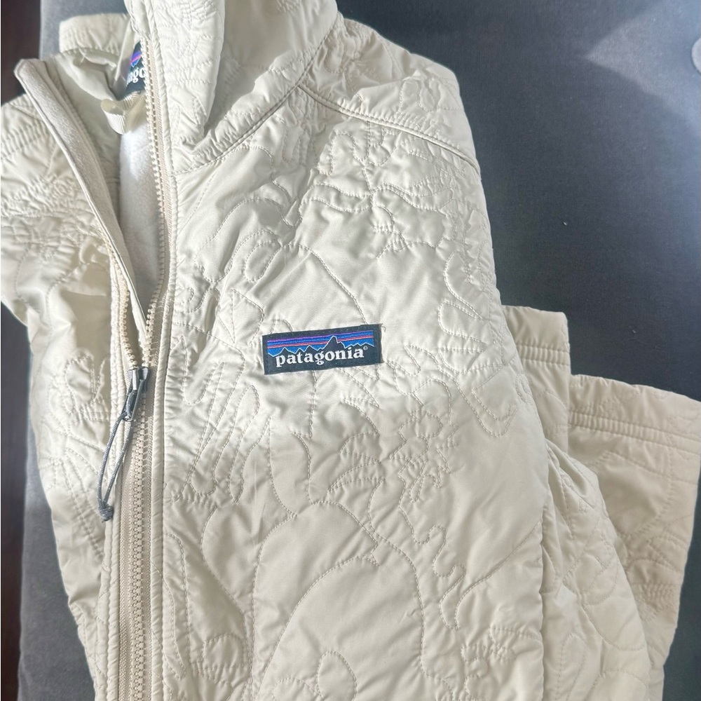 Patagonia Light Tan Quilted Jacket